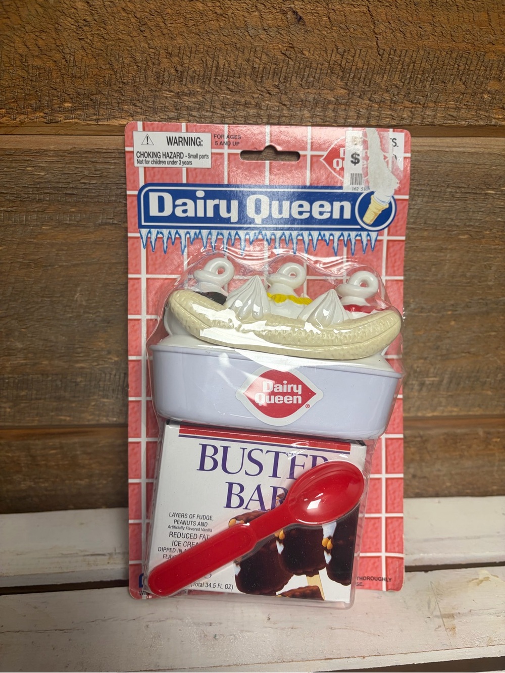 New Dairy Queen Boley Play Pretend Food Banana Split Buster Bars Toy 2003